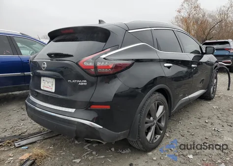 2020 Nissan Murano Platinum from USA, damaged, VIN 5N1AZ2DS8LN150832